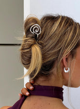Khori Spiral Hair Pin Silver