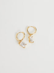 Carlington Gold Plated Teardrop Earrings Gold