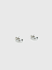 Avaline Stainless Steel Stud Earrings Silver