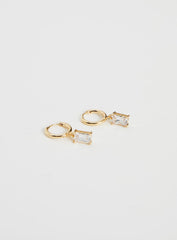 Carlington Gold Plated Teardrop Earrings Gold