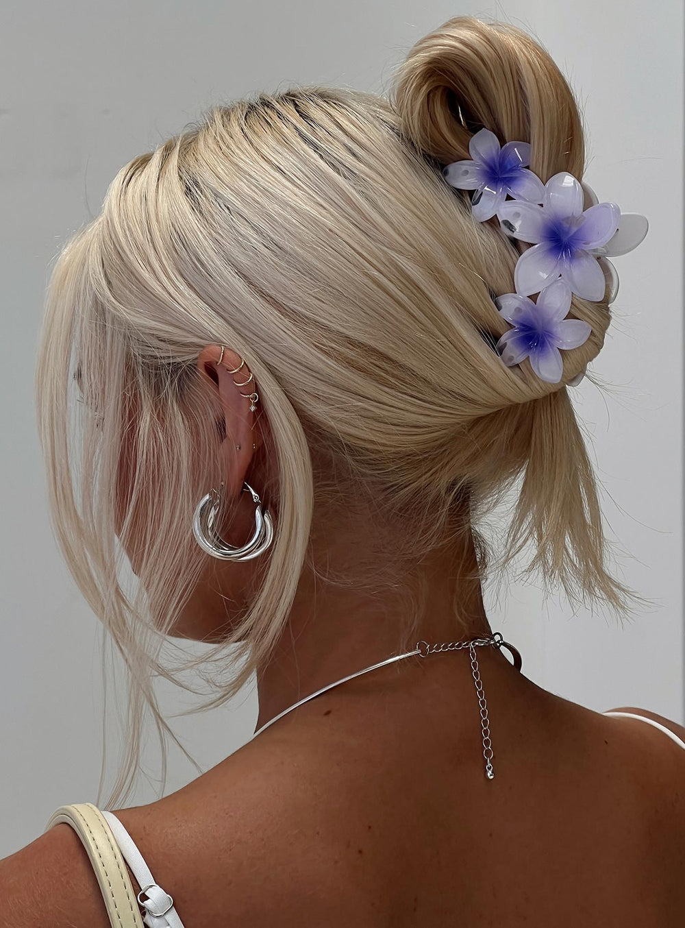 Chianti Frangipani Claw Clip Purple