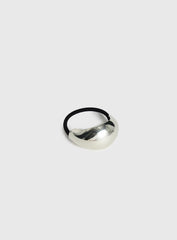 Heart Mend Statement Hair Tie Silver