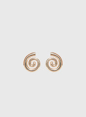 Ameleah Spiral Earrings Gold