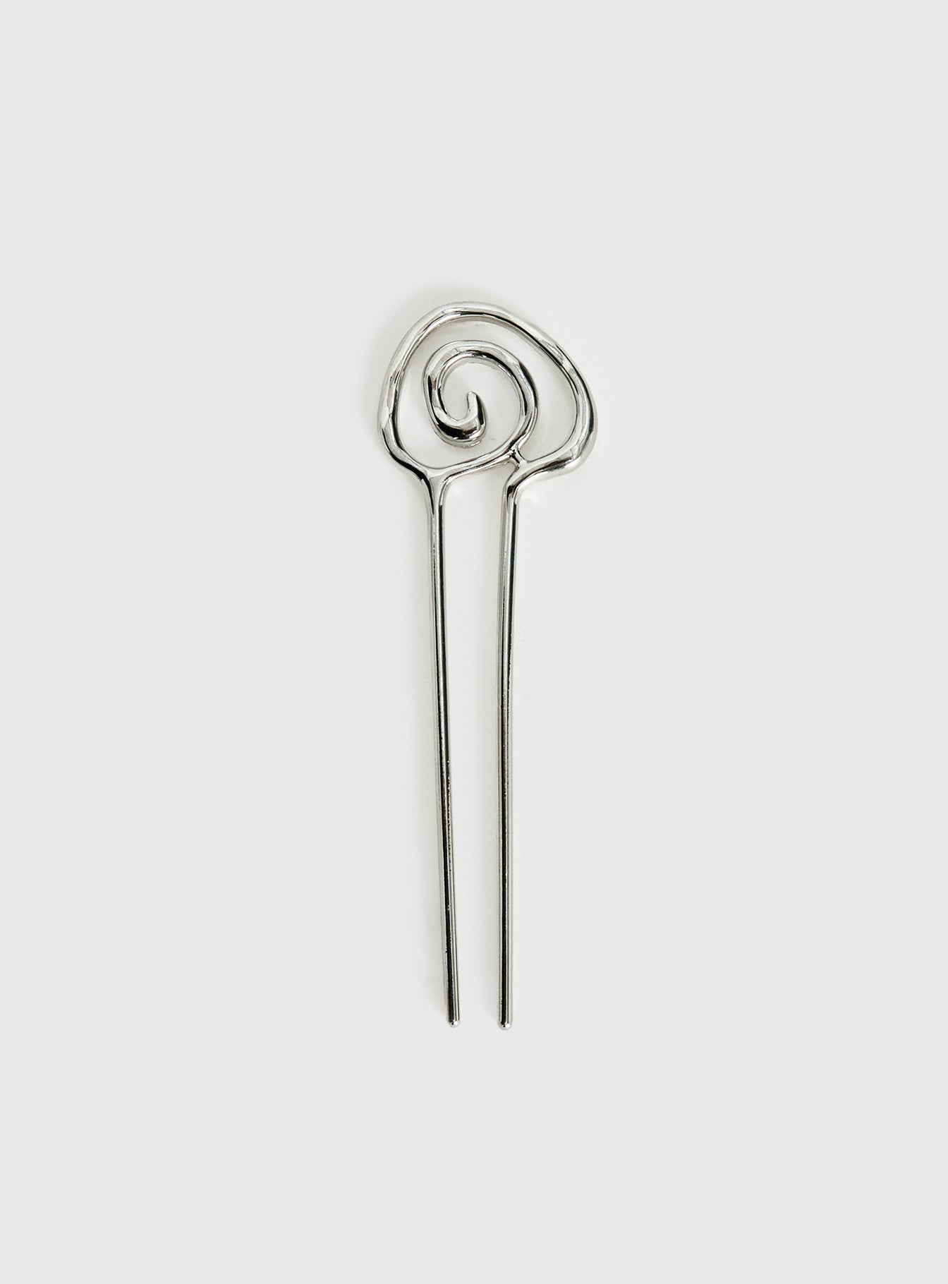 Khori Spiral Hair Pin Silver