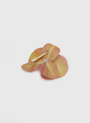 Azurah Flower Hair Clip Yellow