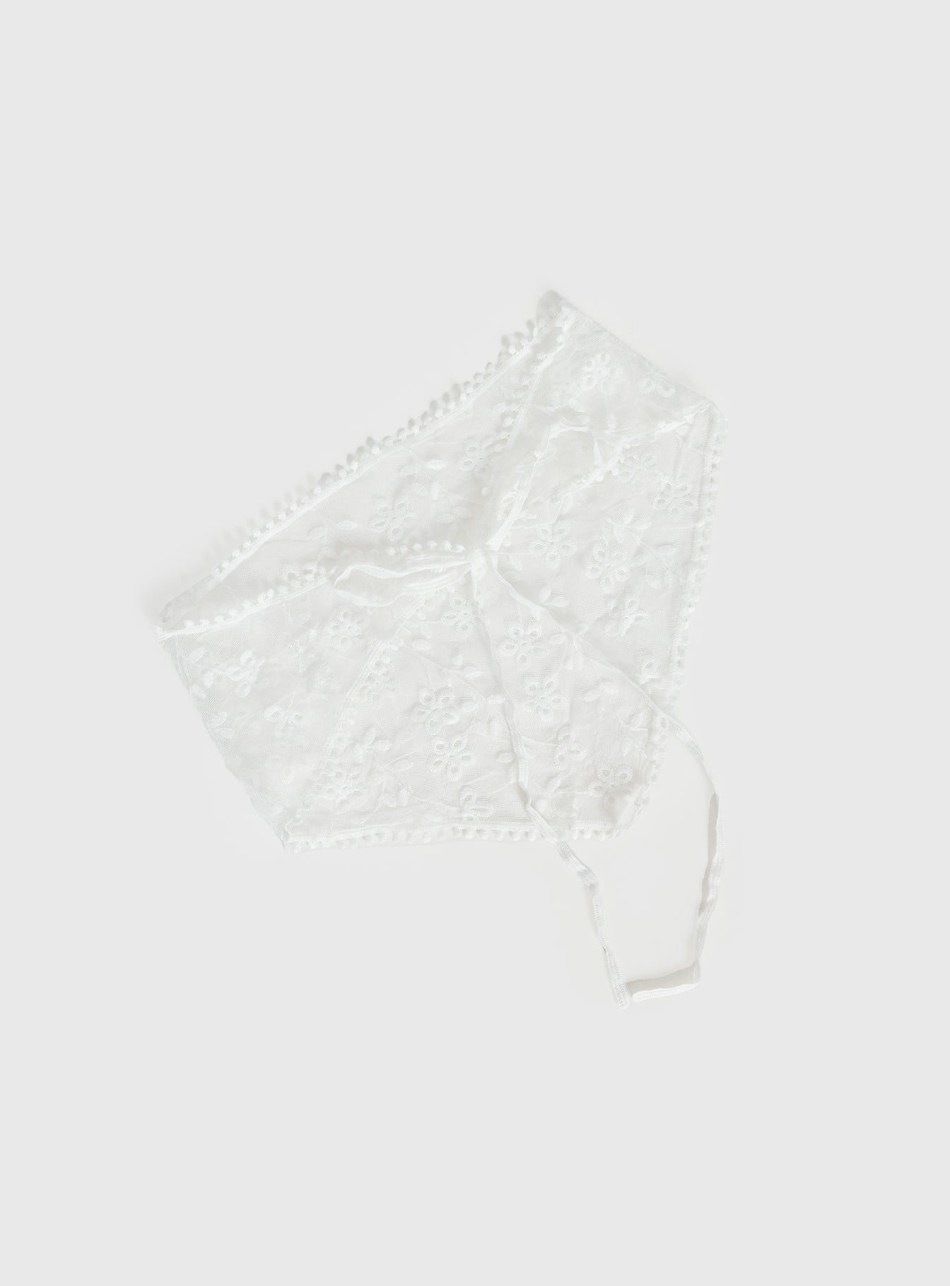 Ex Factor Sheer Head Scarf White