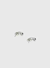 Avaline Stainless Steel Stud Earrings Silver