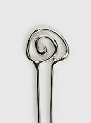 Khori Spiral Hair Pin Silver