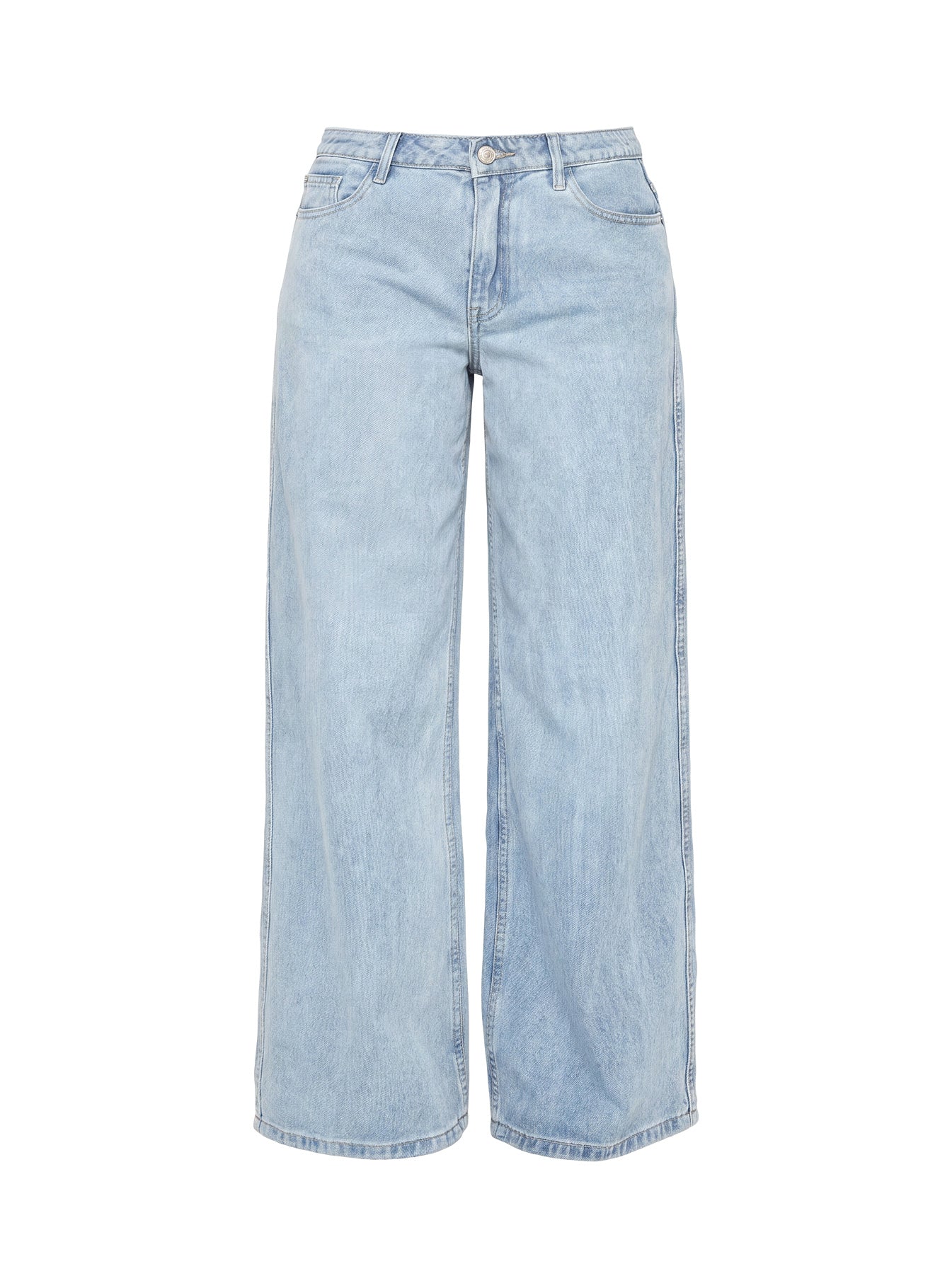 Ramos Low Rise Denim Jeans Light Blue Wash